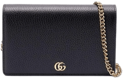 Gucci Women's White 'Gg Marmont' Mini Chain Bag