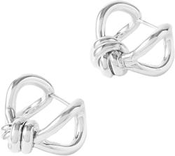 Bottega Veneta Women's Natural Hoop Earrings