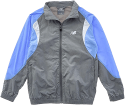 New Balance Men's Blue Basketball Zip Track Jacket