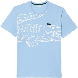Lacoste Men's Blue Tall Fit Logo T-shirt