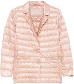 Herno Women's Pink Quilted Blazer Jacket