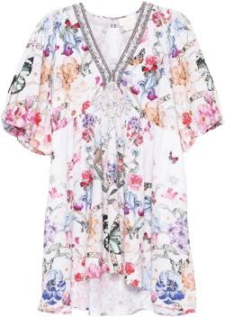 CAMILLA Women's White Monserrate Magic Mini Dress