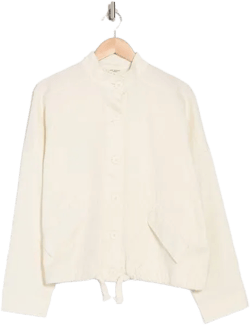 Max Studio Women's Natural Cotton Piqué Jacket
