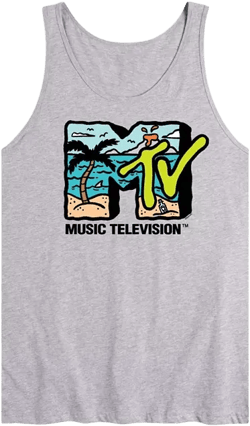 Hybrid Apparel MTV Logo Mens Jersey Tank