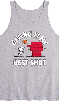 Men's Peanuts Best Shot Tank