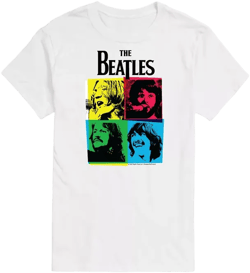 Hybrid Apparel The Beatles Group Colorful Short Sleeve Tee