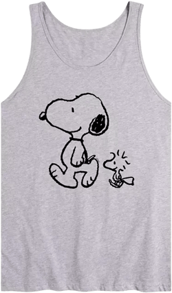 Men's Peanuts Snoopy Woodstock Tank