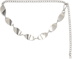 Oval Plate Chain Belt