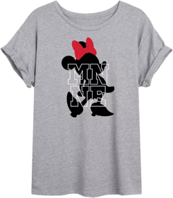Trendy Juniors Minnie Mouse Graphic Oversized Tee