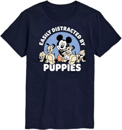 Hybrid Apparel Disney Puppies Mens Short Sleeve Tee