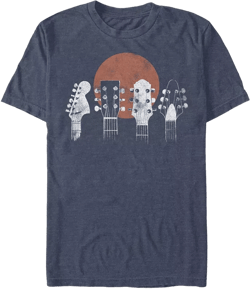 Men's Generic Additude Guitar Heads Short Sleeve T-shirt