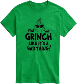 Men's The Grinch Like It's A Bad Thing Short Sleeve Tee