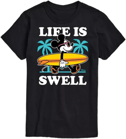 Hybrid Apparel Mickey Summer Mens Short Sleeve Tee