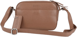 Pebbled Collection Clara Leather Small Crossbody Bag