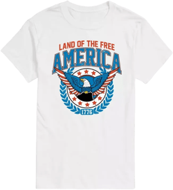 Men’s Americana Land of The Free Short Sleeve T-Shirt