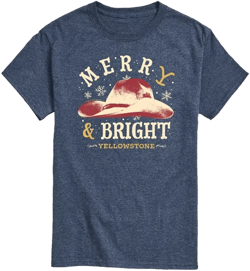 Men's Yellowstone Merry and Bright Short Sleeve Tee