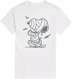 Hybrid Apparel Peanuts Mummy Mens Short Sleeve Tee