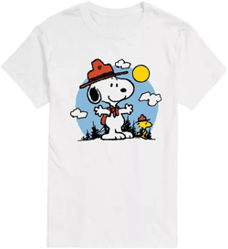 Hybrid Apparel Peanuts Nature Mens Short Sleeve Tee