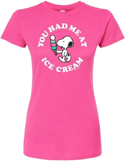 Trendy Juniors Peanuts Summer Graphic Tee