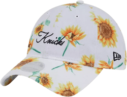Women's White New York Knicks Adventure Flower 9TWENTY Adjustable Hat