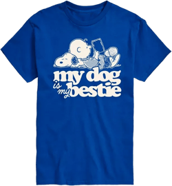 Hybrid Apparel Peanuts Dog Mens Short Sleeve Tee