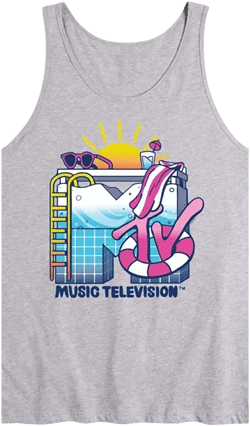 Hybrid Apparel MTV Logo Mens Jersey Tank