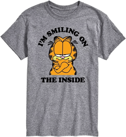 Hybrid Apparel Garfield Smiling Mens Short Sleeve Tee