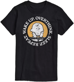 Hybrid Apparel Peanuts Overthin Mens Short Sleeve Tee