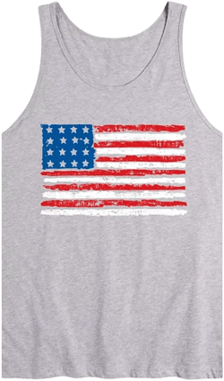 Men's American Flag Sleeveless Tank Top