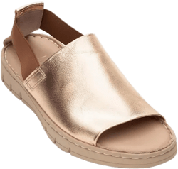 Londoi Elastic Strap Leather Sandal (Women)