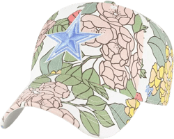 Women's White Dallas Cowboys Florentina Clean Up Adjustable Hat