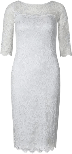 Women's Lila Dress Short (Ivory)