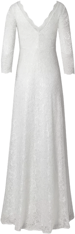 Women's Anya Lace Gown (Ivory)