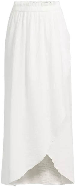 Lands' End Women's Cotton Gauze Maxi Swim Cover-up Skirt