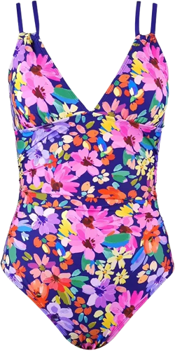 Women's Ditsy & Petals Tummy Control One-Piece
