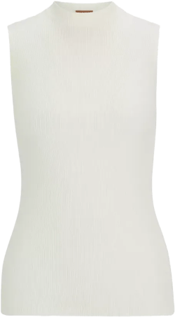 Women's Sleeveless Mock-Neck Top