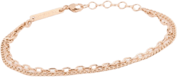 14k Gold Double Chain Bracelet