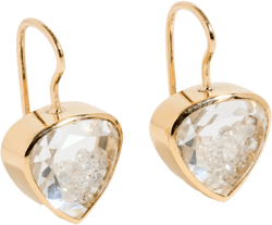 18k Naipe Heart-ish Earrings