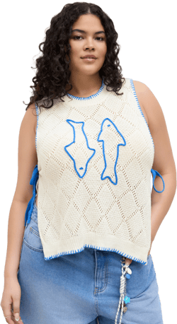 Going Somewhere Knit Tank Curve & Plus