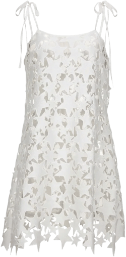 VENUS Womens Star Lace Cover-Up Dress  -  L, White