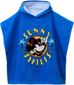 MICKEY MOUSE © DISNEY TERRYCLOTH PONCHO