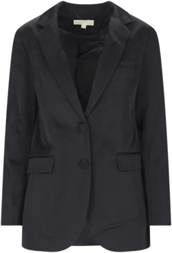 Tailored Jacket Flap Pockets In Black