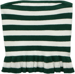 AE Cropped Peplum Sweater Tube Top