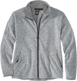 Carhartt Women's 106419 Women's Full-Zip Relaxed Fit Fleece Jacket Large Heather Grey