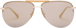 TAHOE - BRUSHED GOLD + GOLD MIRROR SUNGLASSES
