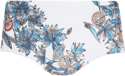 floral-print swim briefs