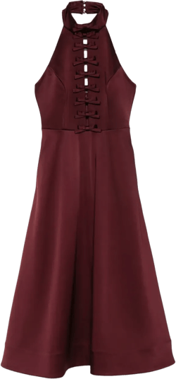 Merlot midi dress