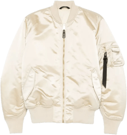 Bomber Jacket In White