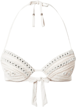 embroidered bikini top