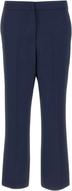 tailored straight-leg trousers
